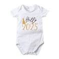 thumbnail image 1 of Rovga Toddler Boys Clothes 12-18 Months My First Christmas Romper Baby New Year Outfits Letter Print Jumpsuit Outfits Set Classic Playsuit White, 1 of 3