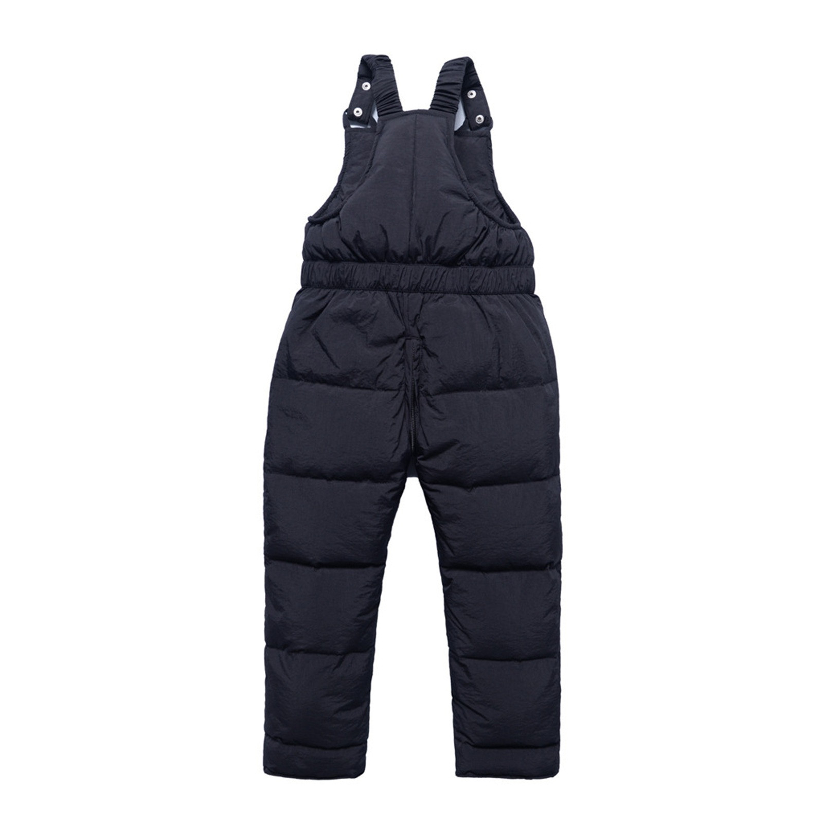 Rovga Toddler Boys Clothes 2-3 Years Toddler Kids Baby Snow Pants Baby Winter Solid Color Snowsuit Girl Ski Overalls Classic Daily Wear Black