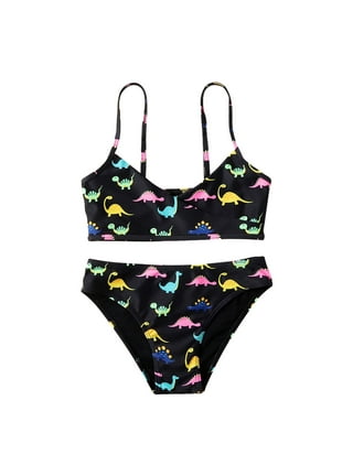 Nannle Funny Dinasour Bikini Swimwear Swimsuit Beach Suit Bathing