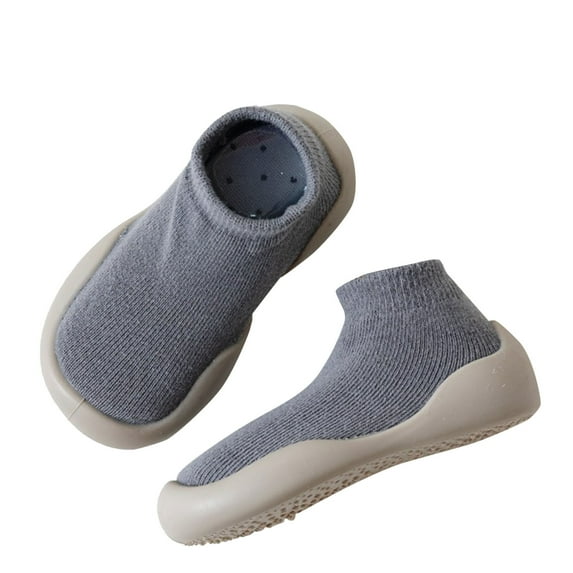 Rovga Toddler Shoes For Kids Baby Socks And Shoes Children Floor Socks Spring Baby Home Floor Socks Soft Rubber Sole Baby Knit