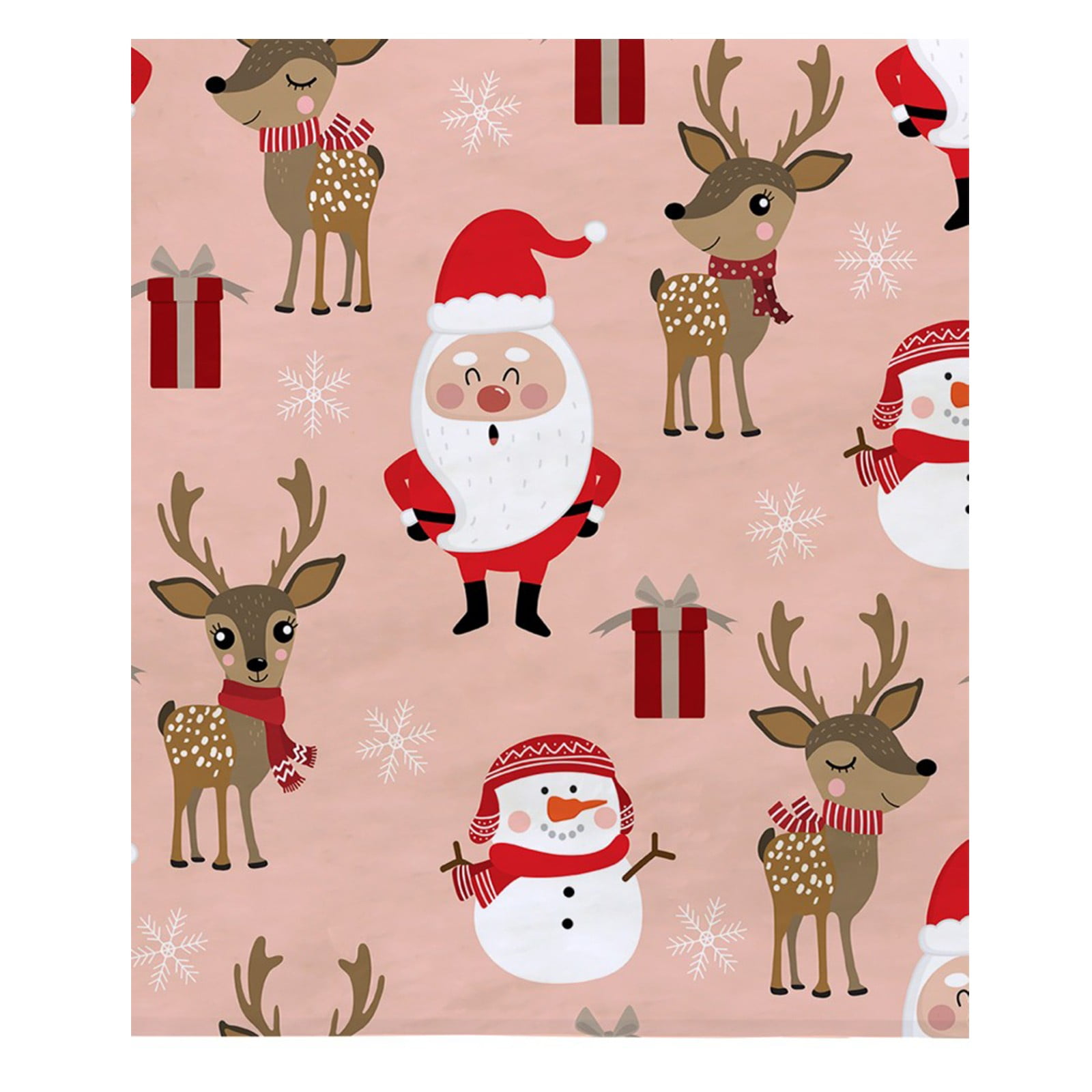 Rovga Winter Fall Throw Blanket Winter Warm Blanket Christmas Snowman
