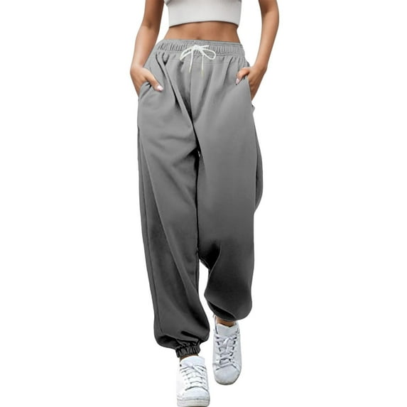 Rovga Women Pants Casual Trousers Long Elastic Legging Floral Printed High Waistband Daily Fashion Sweat Pant Relaxed Bottoms