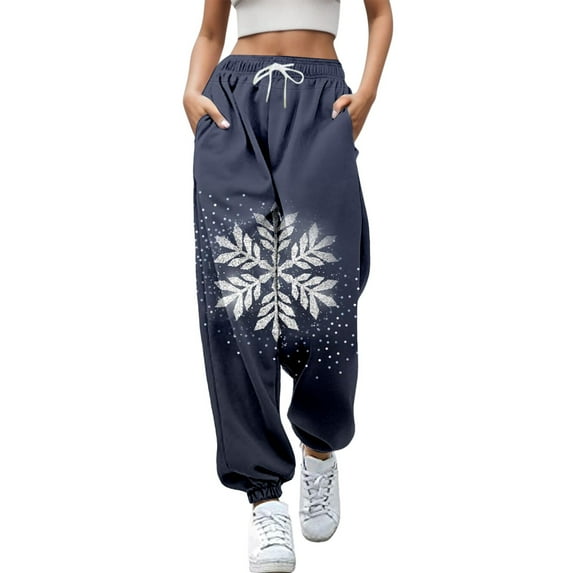 Rovga Women Pants Long Elastic Legging Floral Printed High Waistband Daily Casual Trousers Fashion Sweat Pant Travel Streetwear