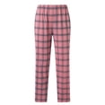 thumbnail image 1 of Rovga Women Pants Spring Fall Simple Plaid Printed Drawstring Trousers Loose Home Pajamas Bottom Pants Stylish Bottoms, 1 of 8