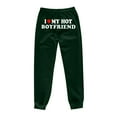 thumbnail image 1 of Rovga Women Pants Straight Sweatpants Lined Joggers Pants Workout High Waist Yoga Pants Pockets Comfy Streetwear, 1 of 3