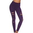 thumbnail image 1 of Rovga Women'S Leggings Soft Yoga Pants Solid Color Lift High Waist Leggings Large Cropped Pants, 1 of 5