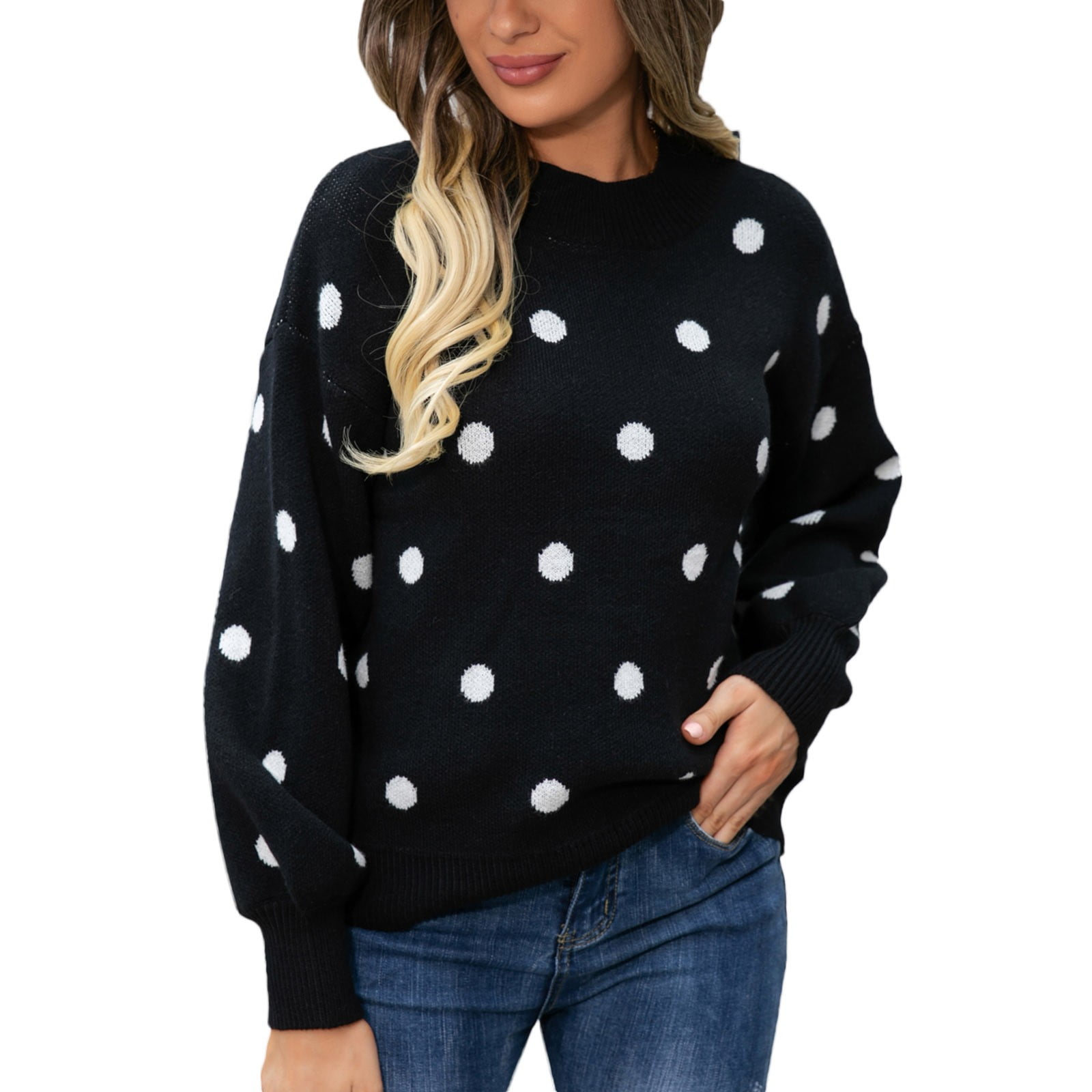 Women s Polka Dot Sweaters