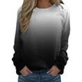 thumbnail image 1 of Rovga Women Sweatshirts Daily Valentine's Day Printed Heart O-Neck Fit Casual Long Sleeve Workout Pullovers Loose Top Stylish Dailywear, 1 of 5