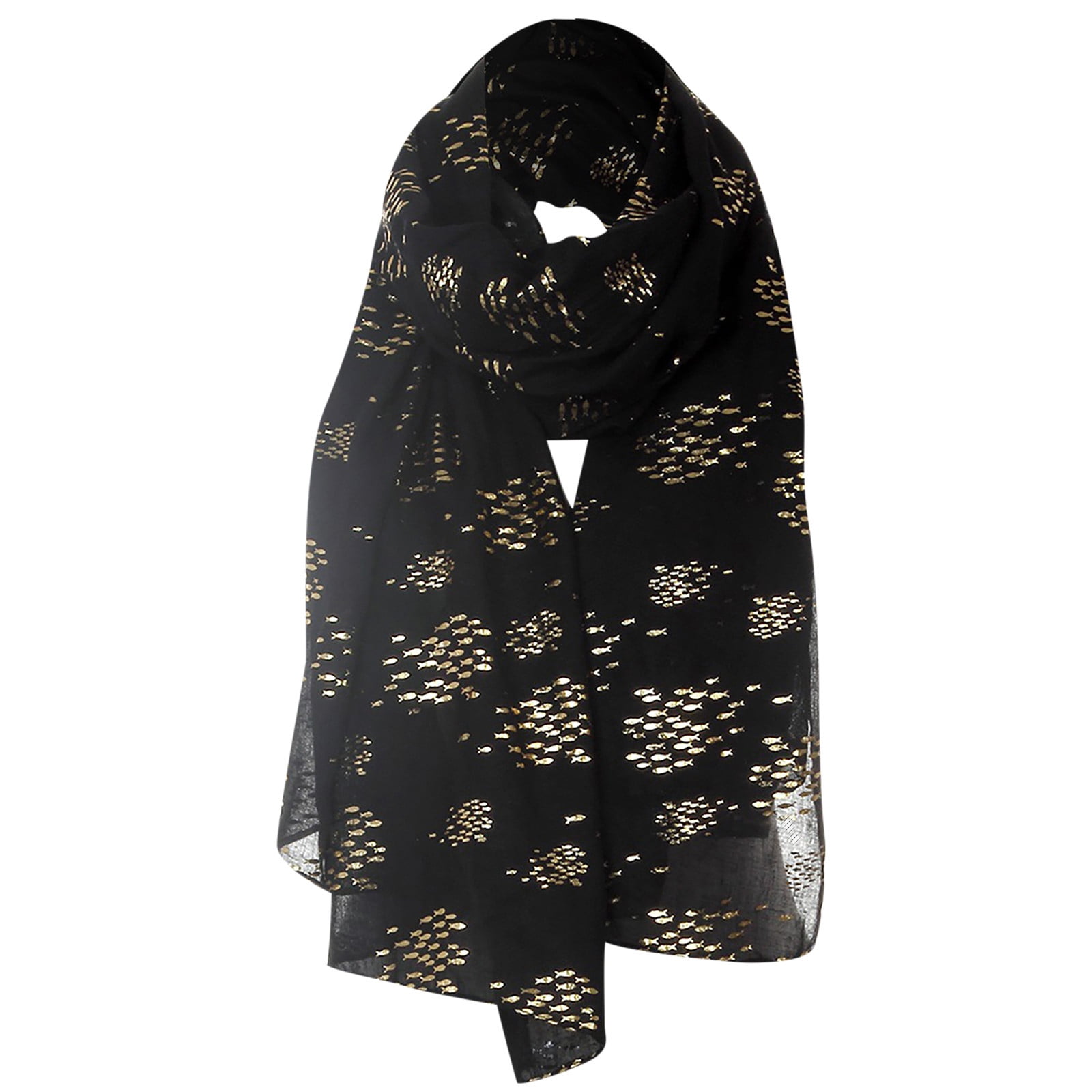 FAIRYGATE Women's Lightweight Scarf – 180x85cm, Polyester, Floral Print, Versatile Shawl Wrap