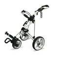thumbnail image 1 of Rovic Model RV3J Junior | Youth 3-Wheel Golf Push Cart (White), 1 of 2