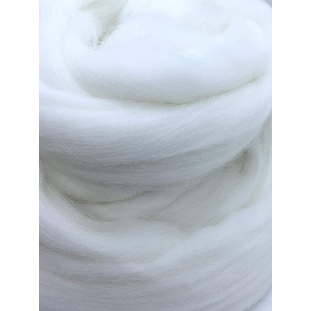 Roving Merino White Felting , (1lb) Felting , spinning , roving for ...