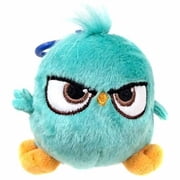 Rovio Angry Birds Hatchlings Blue-Green 4-Inch Plush Clip On