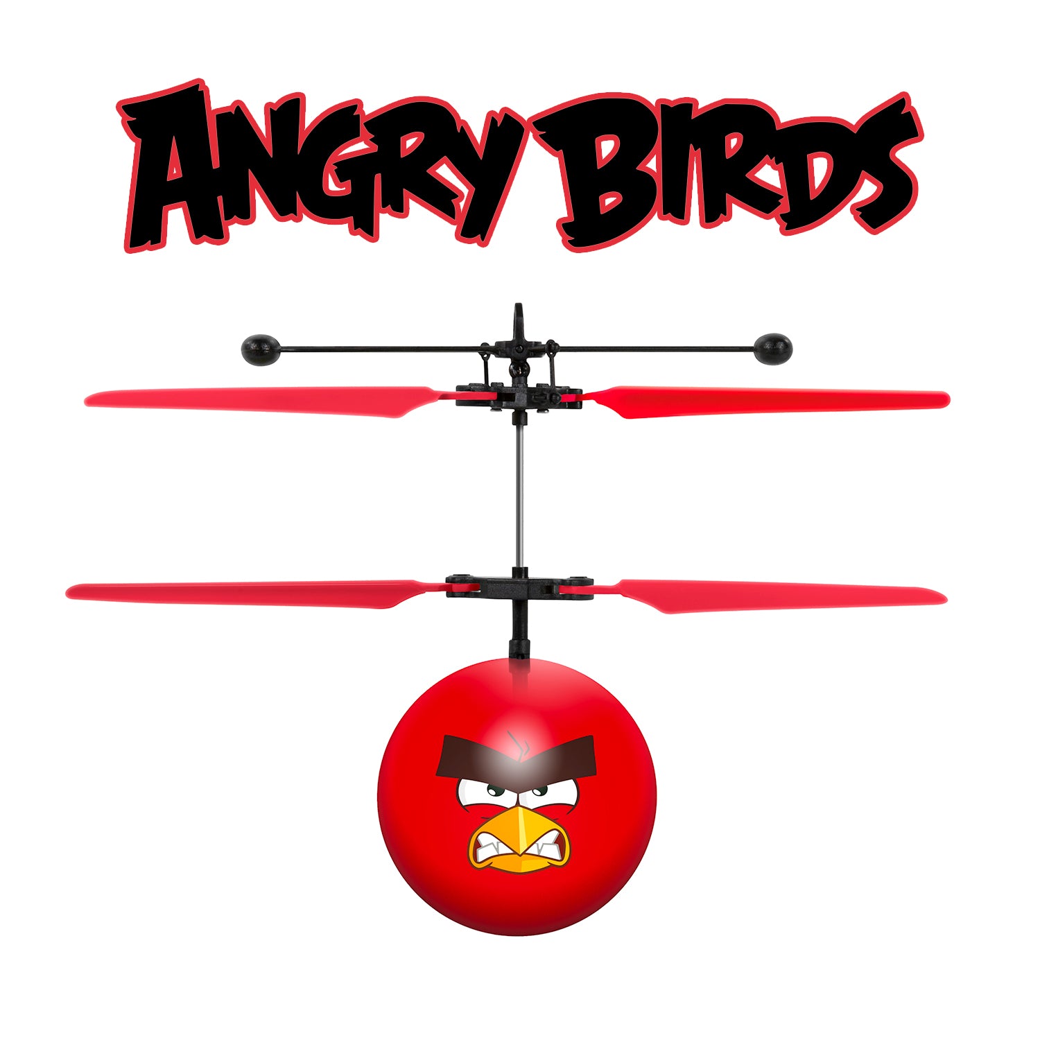 Rovio Angry Birds Movie Red IR UFO Ball Helicopter - image 1 of 2