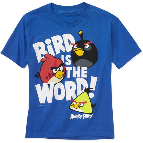 Rovio - Boys' Angry Bird Graphic Tee - Walmart.com