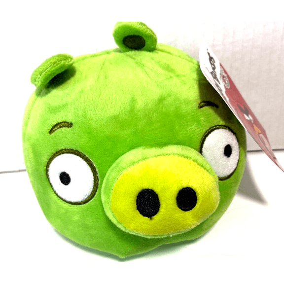 Rovio Soft Pig Stuffed Animals & Plush Toys, Green, 6"