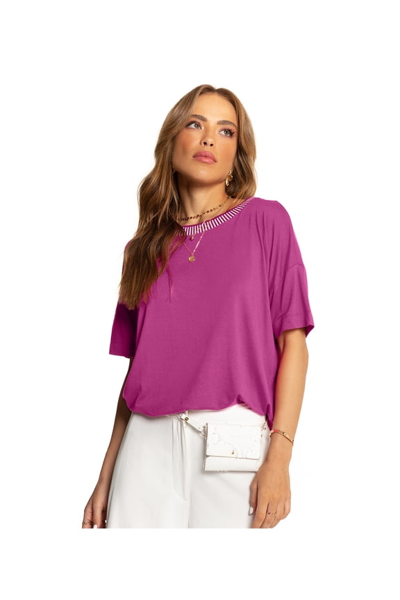 Endless Collection Women's Blouse (Pink, Large)
