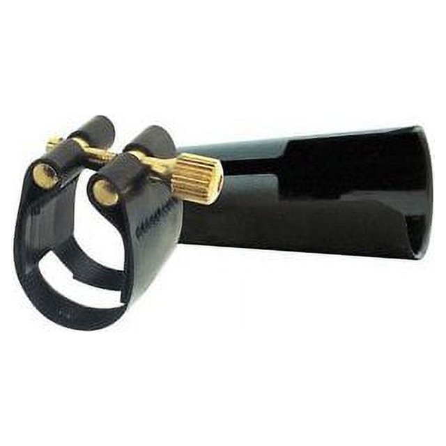 Rovner L3 Light Ligature with Cap for Hard Rubber Soprano Sax, Gold