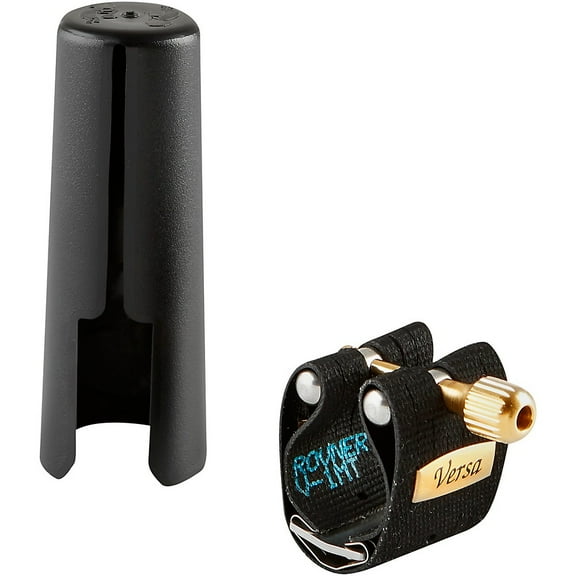 Rovner Versa Tenor Saxophone Ligature and Cap Fits Slim Metal Tenor Sax Mouthpieces