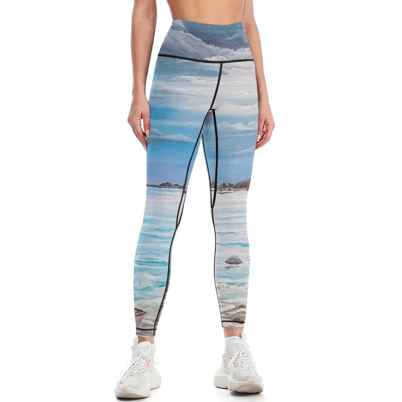 Row Boat and Lighthouse Ocean Scene original painting by Vicki Alder