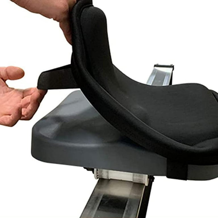 Row Machine Seat Cushion with Straps Rower Seat Pad Designed for Concept 2 Rowing Machine Cushion for Rowing Machine Compatible with Peloton