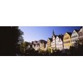 thumbnail image 1 of Row Of Houses In A City, Tuebingen, Baden-Wurttemberg, Germany Poster Print (18 x 7), 1 of 1