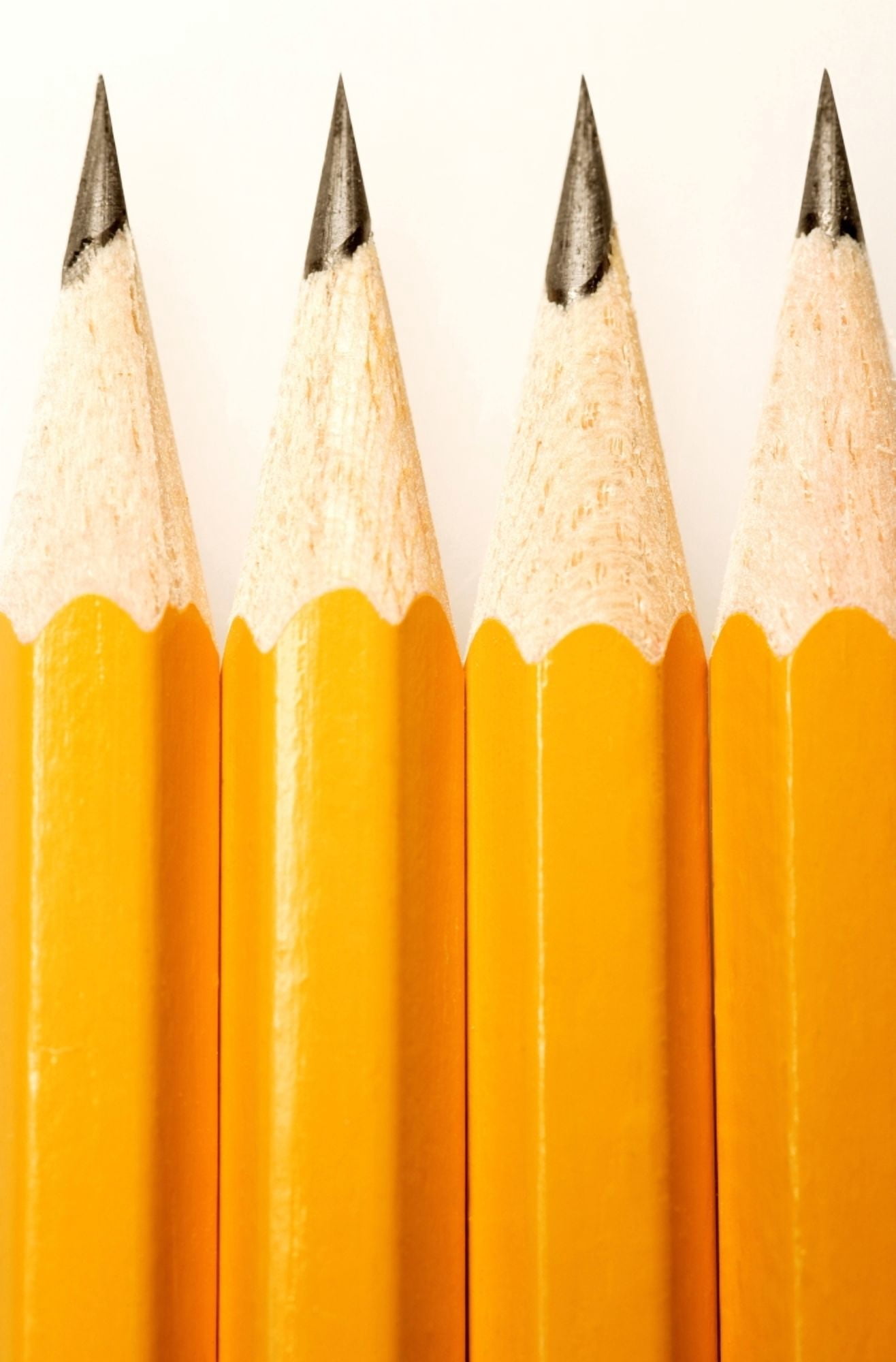 Row Of Newly Sharpened Pencils Canvas Art - Darren Greenwood Design Pics (11 x 17)