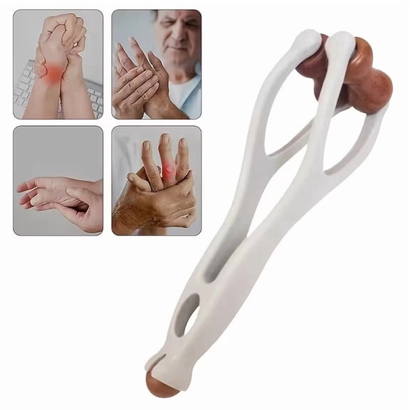 Row Roller Hand Massager for Finger and Wrist Relief - Deep Tissue Massage for Enhanced Blood Circulation