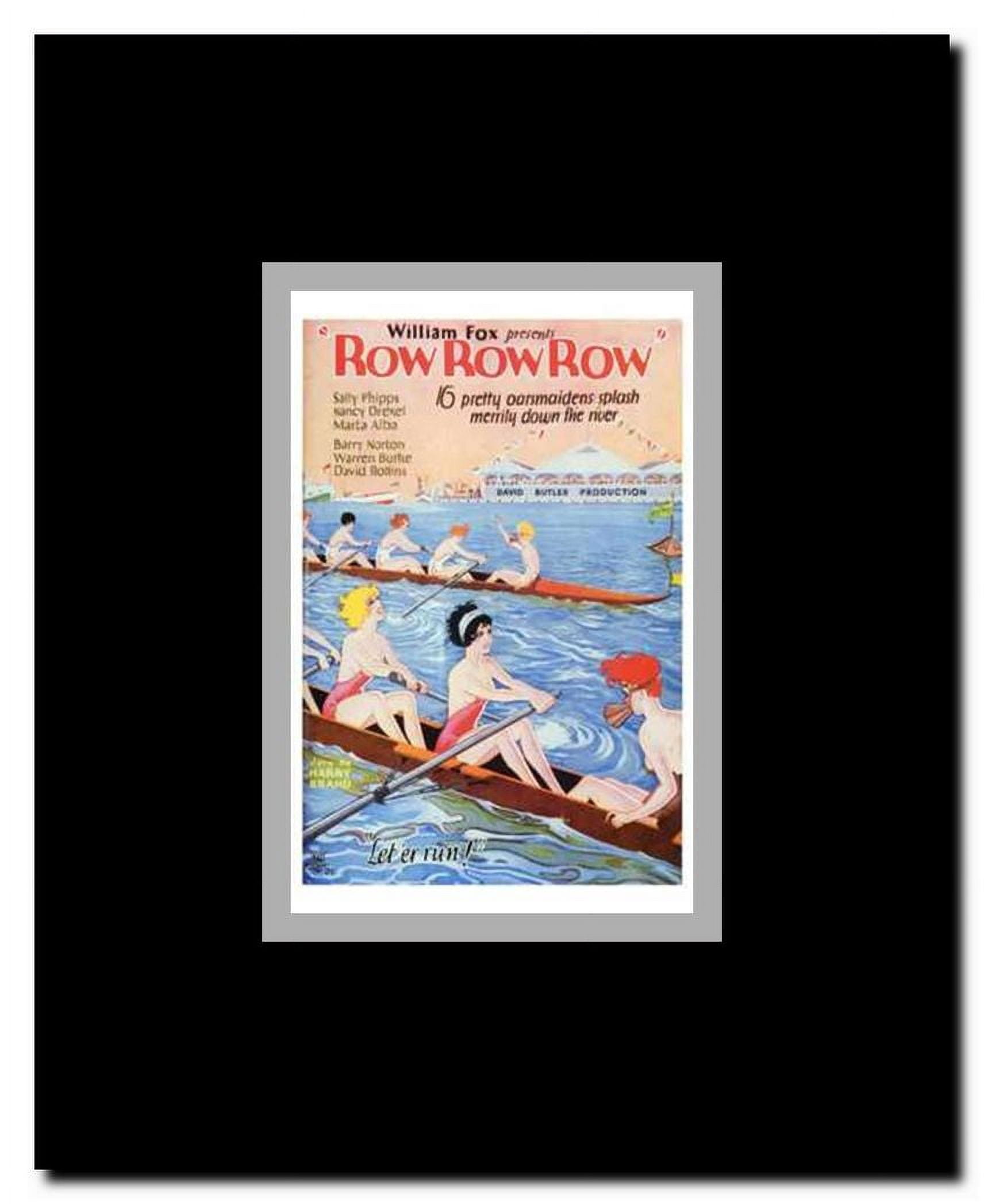 Row Row Row Framed Movie Poster