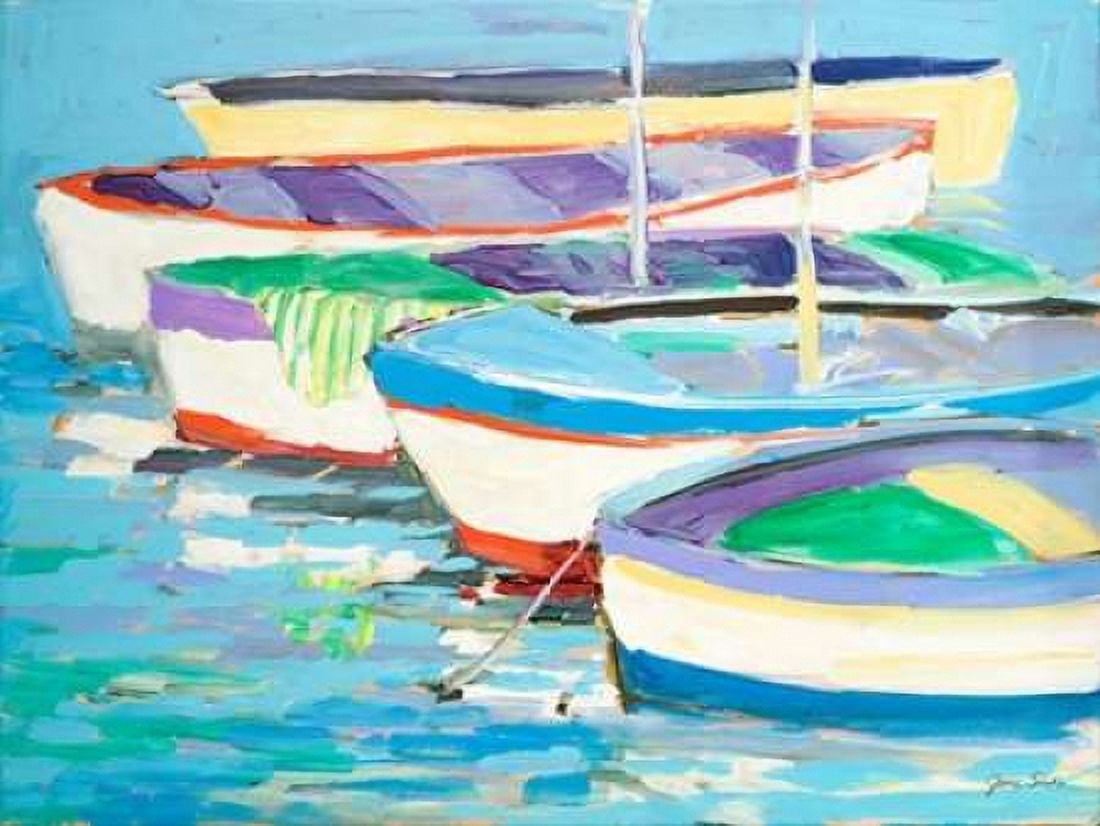 Row Your Boats Canvas Art - Jane Slivka (18 x 24)