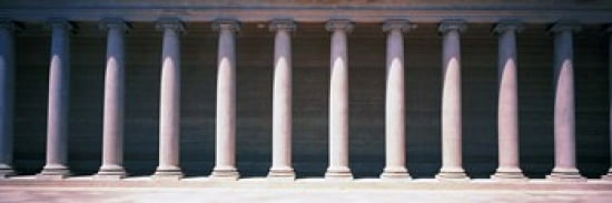 Row of Columns San Francisco CA Canvas Art - Panoramic Images (36 x 12)