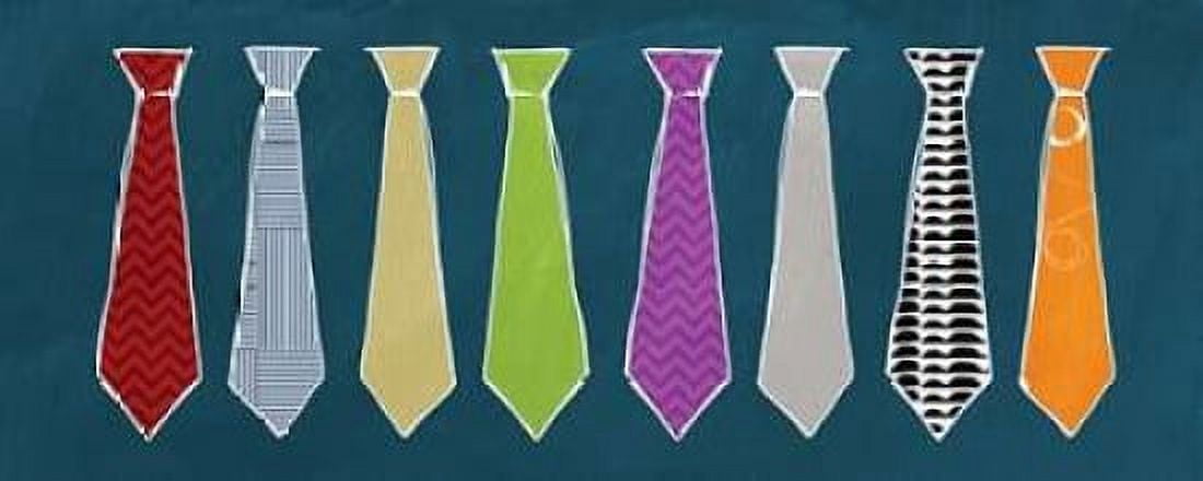 Row of Ties Canvas Art - Linda Woods (10 x 20)