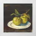 thumbnail image 1 of Rowan, Carol 12x12 White Modern Wood Framed Museum Art Print Titled - Green Apple I Dark Brown, 1 of 4