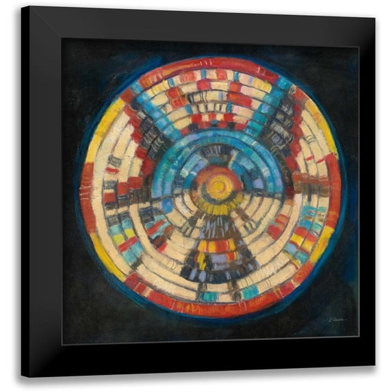 Rowan, Carol 15x15 Black Modern Framed Museum Art Print Titled - Kachina Basket