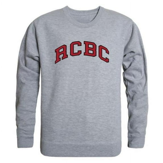 Rowan College at BC Barons Campus Crewneck Pullover Sweatshirt Sweater - Heather Grey, X-Large