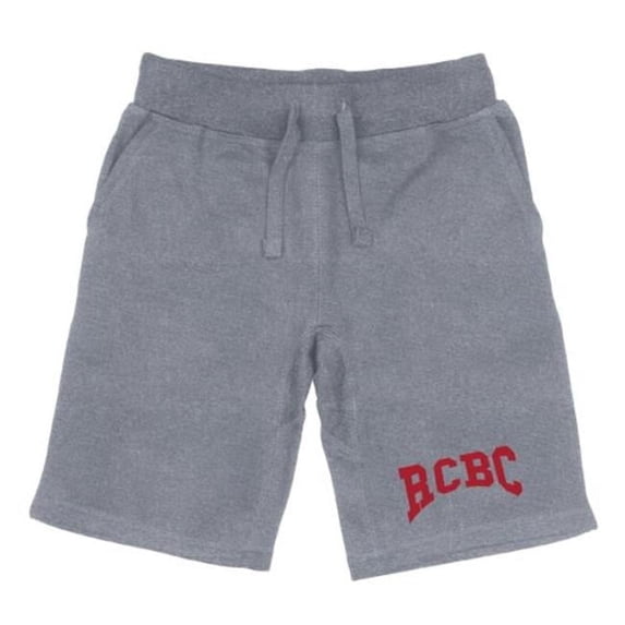 Rowan College at Burlington County Barons Premium Shorts, Heather Grey - Medium