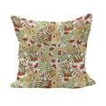 thumbnail image 1 of Rowan Fluffy Throw Pillow Cushion Cover, Wilderness Rural Nature Theme in Autumn Season Rowan Flora Plant Shrubs, Rectangle Accent Pillow Case, 36" x 16", Green Orange Yellow, by Ambesonne, 1 of 5