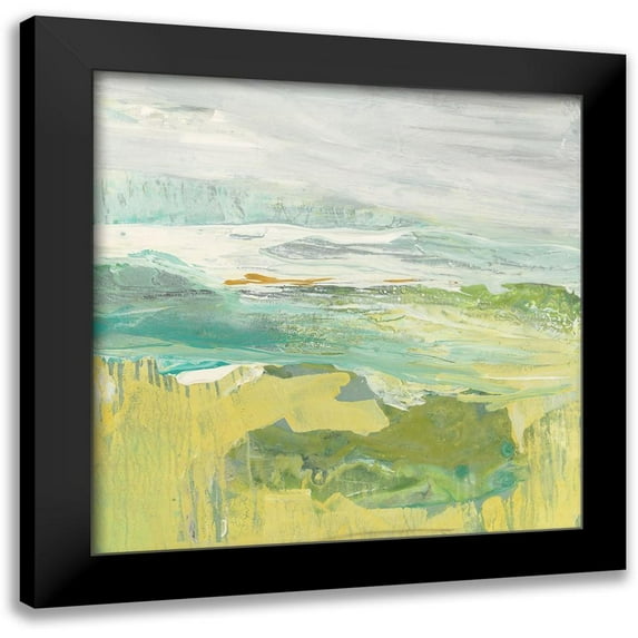 Rowan, Grace 20x20 Black Modern Framed Museum Art Print Titled - From The Shore II