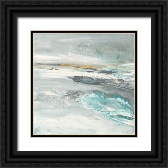 Rowan, Grace 20x20 Black Ornate Wood Framed with Double Matting Museum Art Print Titled - Ocean III