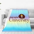 thumbnail image 1 of Rowan University Fleece Blanket, Very Soft Microfiber Flannel Blanket for Couch Warm and Cozy for All Seasons, 1 of 6