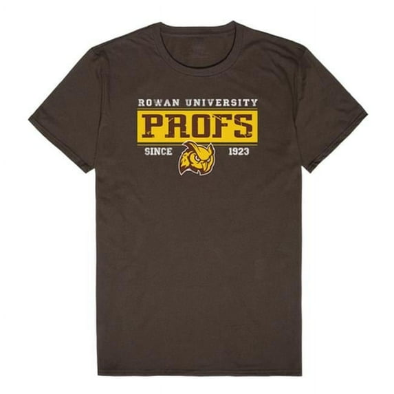 Rowan University Men Established T-Shirt, Brown - Small