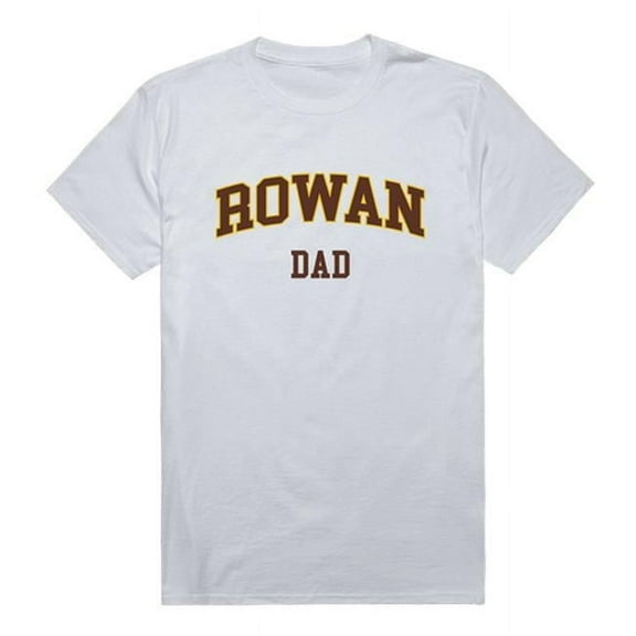 Rowan University Mens College Dad T-Shirt, White - Extra Large