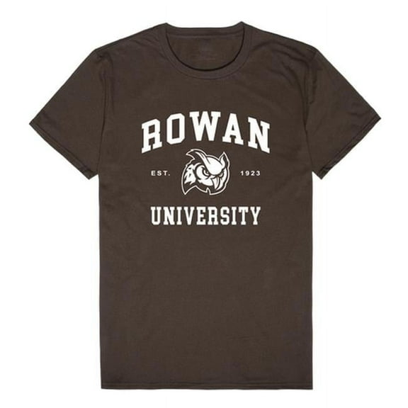 Rowan University Seal T-Shirt, Brown - Large