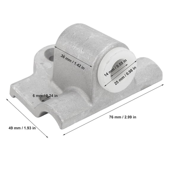Rowboat Oar Lock Socket Rowboat Oar Lock Socket, Boat Aluminum Oar Lock Socket Rust Prevention for Boat