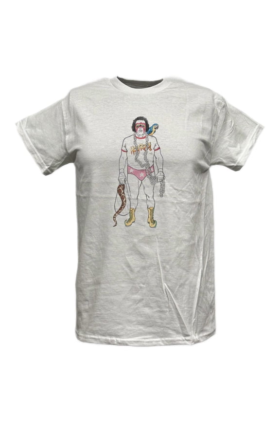 Rowdy Macho Warrior Giant Snake Junkyard Sheik Koko T-shirt