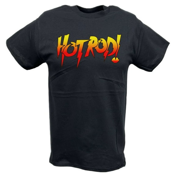 Rowdy Roddy Piper Hot Rod Mens Black T-shirt L