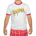 thumbnail image 1 of Roddy Piper Rowdy Hot Rod Wrestling White Adult T-Shirt Tee, 1 of 4