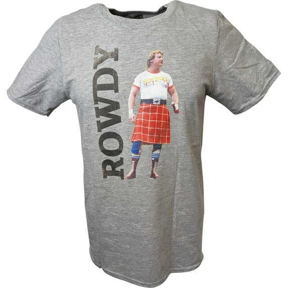 Rowdy Roddy Piper Legends Collection Mens Gray T-shirt 3XL