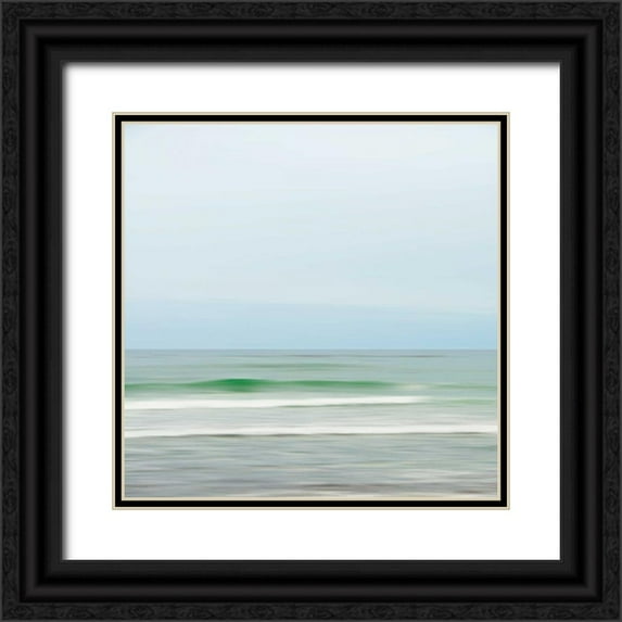 Rowell, David E 15x15 Black Ornate Wood Framed with Double Matting Museum Art Print Titled - Seacoast 92