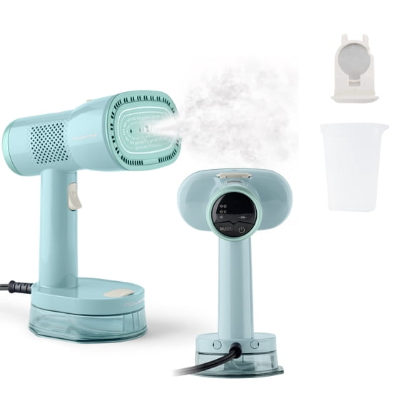 Rowenta AeroSteam Twist Steamer for Clothes with Fabric-Grip Suction, Blue