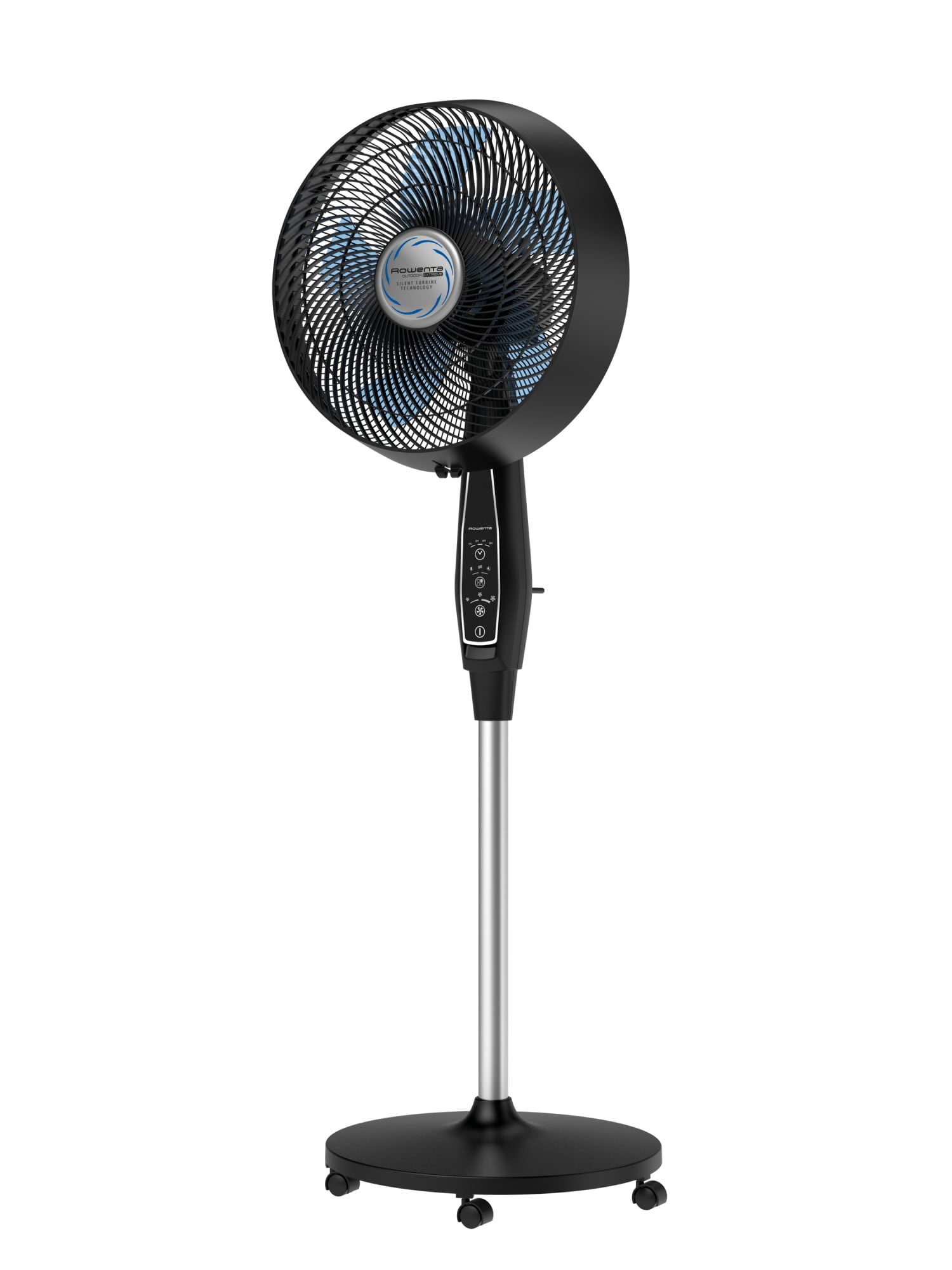 Rowenta Outdoor Extreme Fan, Portable and Weather Resistant, Black